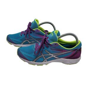 Asics Womens Gel Hyper Speed Athletic Shoes Size 8.5 Blue Running Gym Sneakers